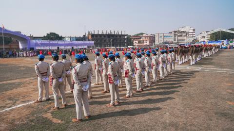 Police Parade during Republic Day